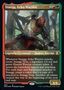[064]【EN】【エッチングFOIL】こだまの戦士、スタング/Stangg, Echo Warrior【DMC】[R][多色]