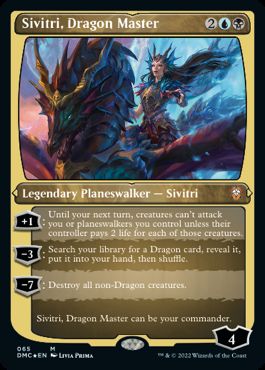 [065]【EN】【エッチングFOIL】ドラゴン使い、シヴィトリ/Sivitri, Dragon Master【DMC】[M][多色]