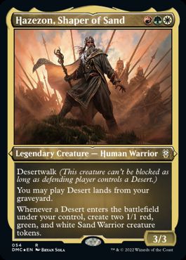[054]【EN】【エッチングFOIL】砂の造物師、ハゼゾン/Hazezon, Shaper of Sand【DMC】[R][多色]