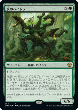 [286]【JP】茨のハイドラ/Briar Hydra【DMU】[R][緑]