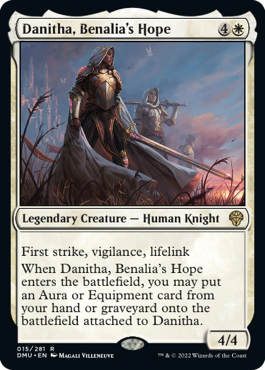 [015]【EN】ベナリアの希望、ダニサ/Danitha, Benalia's Hope【DMU】[R][白]