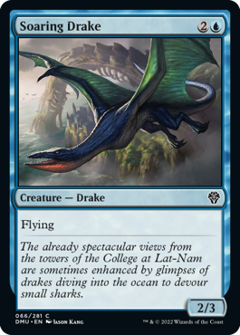 [066]【EN】飛翔するドレイク/Soaring Drake【DMU】[C][青]