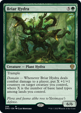 [286]【EN】茨のハイドラ/Briar Hydra【DMU】[R][緑]