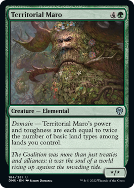 [184]【EN】属地のマロー/Territorial Maro【DMU】[U][緑]