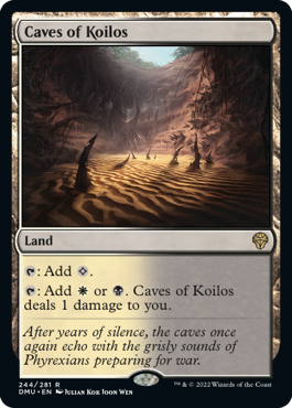 [244]【EN】コイロスの洞窟/Caves of Koilos【DMU】[R][土地]