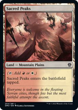 [254]【EN】聖なる峰/Sacred Peaks【DMU】[C][土地]