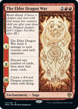 [121]【EN】【FOIL】巨竜戦争/The Elder Dragon War【DMU】[R][赤]