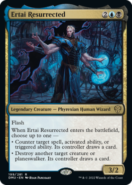 [199]【EN】【FOIL】復活したアーテイ/Ertai Resurrected【DMU】[R][多色]