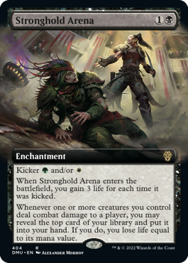 [404]【EN】■拡張アート■要塞の闘技場/Stronghold Arena【DMU】[R][黒]