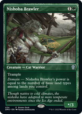 [434]【EN】■PROMO■ニショーバの喧嘩屋/Nishoba Brawler【DMU】[U][緑]