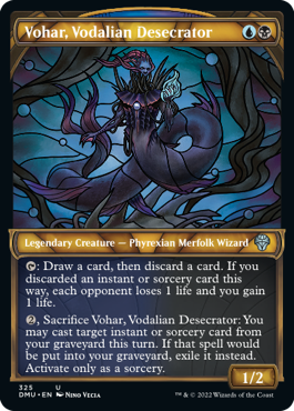 [325]【EN】■ショーケース■ヴォーデイリアの冒涜者、ヴォハー/Vohar, Vodalian Desecrator【DMU】[U][多色]