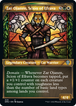 [326]【EN】■ショーケース■エフラヴァの末裔、ザー・オジャネン/Zar Ojanen, Scion of Efrava【DMU】[U][多色]