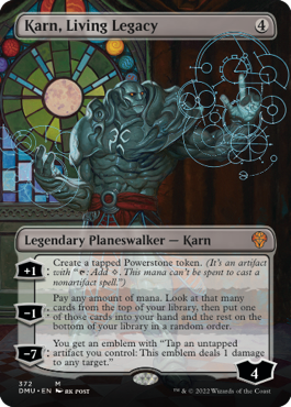 [372]【EN】【FOIL】■ボーダーレス■生けるレガシー、カーン/Karn, Living Legacy【DMU】[M][無]