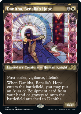 [287]【EN】【FOIL】■ショーケース■ベナリアの希望、ダニサ/Danitha, Benalia's Hope【DMU】[R][白]