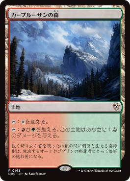 [163]【JP】カープルーザンの森/Karplusan Forest【DRC】[R][土地]