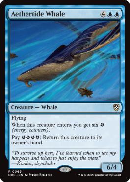 [069]【EN】霊気海嘯の鯨/Aethertide Whale【DRC】[R][青]