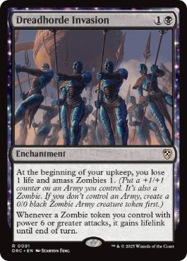 [091]【EN】戦慄衆の侵略/Dreadhorde Invasion【DRC】[R][黒]