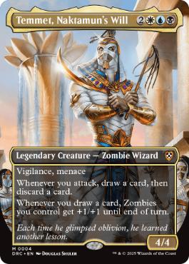 [004]【EN】【FOIL】■ボーダーレス■ナクタムンの意志、テムメト/Temmet, Naktamun's Will【DRC】[M][多色]