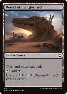 [149]【EN】栄光の砂漠/Desert of the Glorified【DRC】[C][土地]