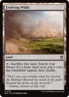 [153]【EN】進化する未開地/Evolving Wilds【DRC】[C][土地]