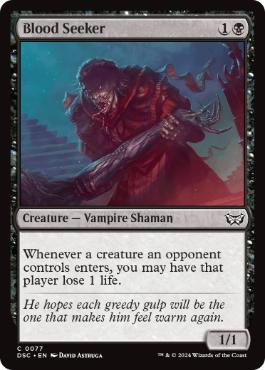 [077]【EN】血の求道者/Blood Seeker【DSC】[C][黒]