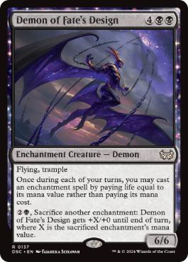 [137]【EN】破滅企図の悪魔/Demon of Fate's Design【DSC】[R][黒]