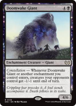 [138]【EN】破滅喚起の巨人/Doomwake Giant【DSC】[R][黒]
