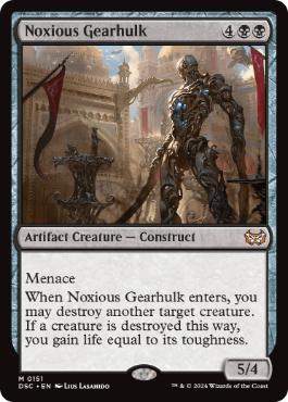[151]【EN】害悪の機械巨人/Noxious Gearhulk【DSC】[M][黒]