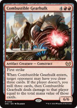 [163]【EN】焼却の機械巨人/Combustible Gearhulk【DSC】[M][赤]