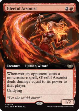 [056]【EN】■拡張アート■上機嫌の放火犯/Gleeful Arsonist【DSC】[R][赤]