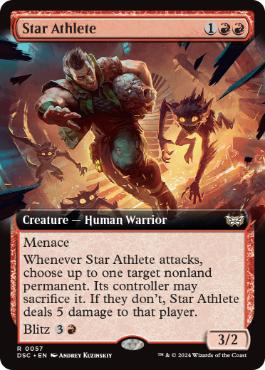 [057]【EN】■拡張アート■花形アスリート/Star Athlete【DSC】[R][赤]