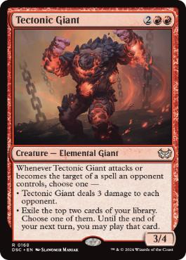 [168]【EN】地盤の巨人/Tectonic Giant【DSC】[R][赤]
