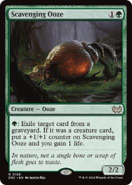 [196]【EN】漁る軟泥/Scavenging Ooze【DSC】[R][緑]