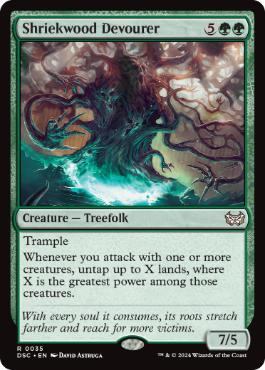 [035]【EN】貪る悲鳴木/Shriekwood Devourer【DSC】[R][緑]