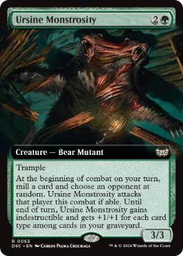 [063]【EN】■拡張アート■熊の怪物/Ursine Monstrosity【DSC】[R][緑]