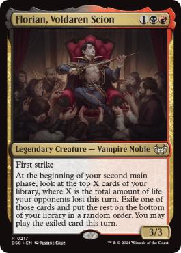 [217]【EN】ヴォルダーレンの末裔、フロリアン/Florian, Voldaren Scion【DSC】[R][多色]