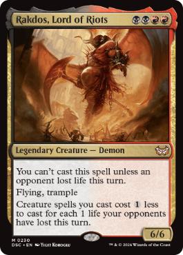 [230]【EN】暴動の長、ラクドス/Rakdos, Lord of Riots【DSC】[M][多色]