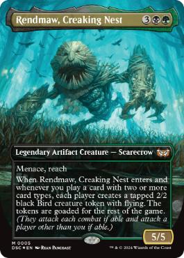 [005]【EN】【FOIL】■ボーダーレス■軋む巣、引き裂き口/Rendmaw, Creaking Nest【DSC】[M][多色]