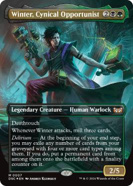 [007]【EN】【FOIL】■ボーダーレス■身勝手な日和見主義者、ウィンター/Winter, Cynical Opportunist【DSC】[M][多色]