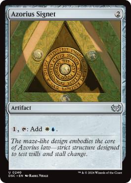 [240]【EN】アゾリウスの印鑑/Azorius Signet【DSC】[U][茶]