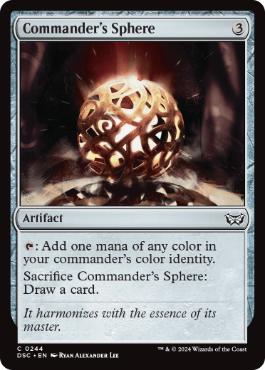 [244]【EN】統率者の宝球/Commander's Sphere【DSC】[C][茶]