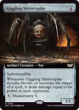 [066]【EN】■拡張アート■嘲笑する走り棘/Giggling Skitterspike【DSC】[R][茶]