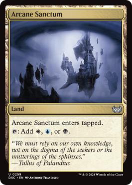 [259]【EN】秘儀の聖域/Arcane Sanctum【DSC】[U][土地]