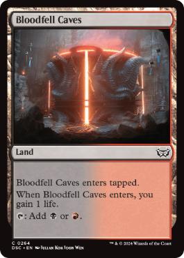 [264]【EN】血溜まりの洞窟/Bloodfell Caves【DSC】[C][土地]