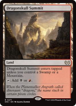 [271]【EN】竜髑髏の山頂/Dragonskull Summit【DSC】[R][土地]