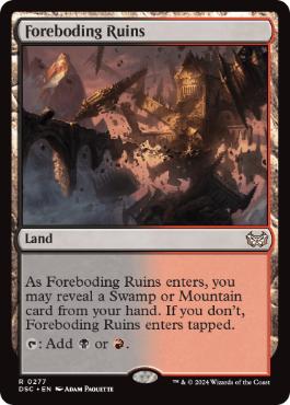 [277]【EN】凶兆の廃墟/Foreboding Ruins【DSC】[R][土地]