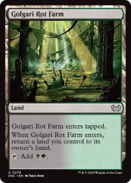 [279]【EN】ゴルガリの腐敗農場/Golgari Rot Farm【DSC】[U][土地]