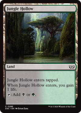 [285]【EN】ジャングルのうろ穴/Jungle Hollow【DSC】[C][土地]