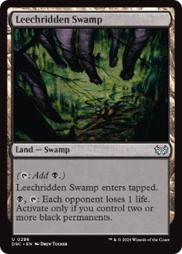 [286]【EN】ヒル溜りの沼/Leechridden Swamp【DSC】[U][土地]
