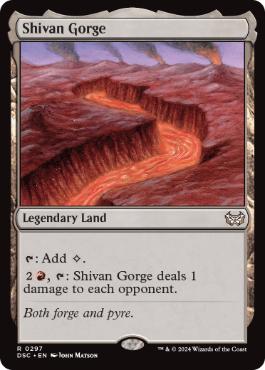[297]【EN】シヴの地溝/Shivan Gorge【DSC】[R][土地]